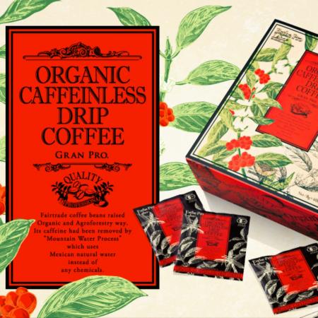ORGANIC CAFFEINLESS DRIP COFFEE
